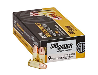 SIG AMMO 9MM 115GR FMJ 50/500