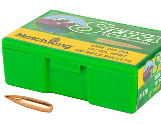 SIERRA MATCHKING .243 107GR 100CT