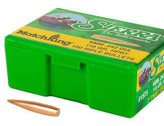 SIERRA MATCHKING .243 110GR 100CT