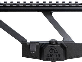 ARSENAL SCOPE MOUNT SM-13 - 7.625" PICATINNY RAIL BLACK