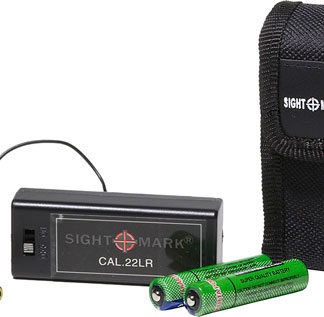 SIGHTMARK LASER BORESIGHT .22 - LR RED W/BATTERY AND CASE