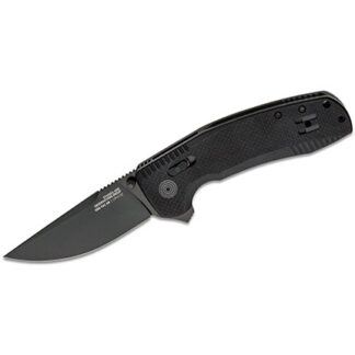 SOG TAC BL/PL 3.5" DROP POINT