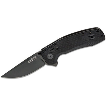 SOG TAC BL/PL 3.5" DROP POINT