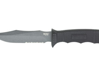 SOG SEAL PUP BLCK 4.75" NYLON W/STH