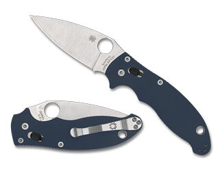 SPYDERCO MANIX2 G-10 3.37" BLUE