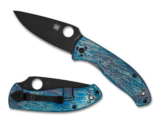 SPYDERCO TENACIOUS TI DISRY BLK/BLU