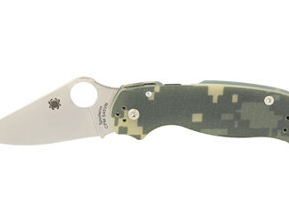 SPYDERCO PARA3 G10 CAMO PLAINEDGE