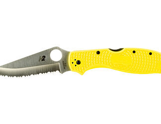 SPYDERCO STRTCH 2 XL LW SLT YLW SRTD