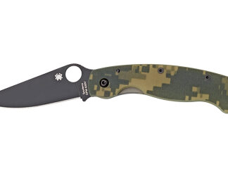 SPYDERCO MILITARY MODEL G-10 CAMO