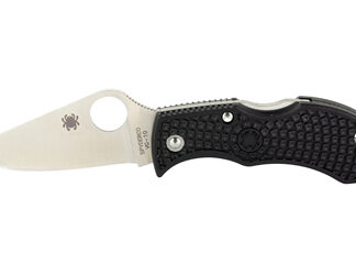 SPYDERCO MANBUG BLACK FRN PLAIN
