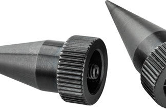 ACCU-TAC SPIKE FEET SET FITS - SR5/BR4 BIPODS STEEL BLACK