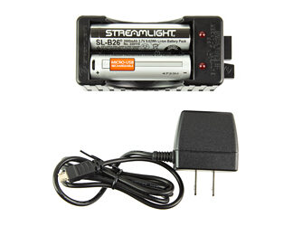 STRMLGHT SL-B26 CHRGR KIT 120V W/BA