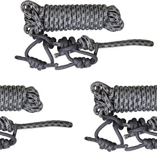 SUMMIT LIFE LINE 30' SAFETY - LINE W/DOUBLE PRUSICK KNOT 3PK
