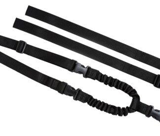 TAC SHIELD SLING SINGLE POINT - SHOCK SLING II TACTICAL BLACK