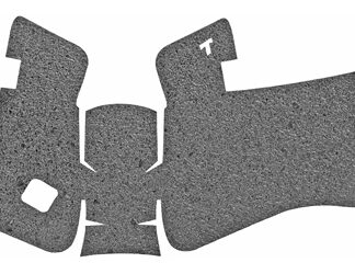 TALON GRP FOR GLOCK 19 GEN5 RBR MDBK
