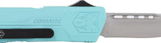 COBRATEC LIGHTWEIGHT OTF - MINT BLUE 3.25" DROP POINT