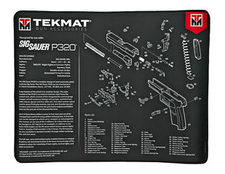 TEKMAT ULTRA PSTL MAT SIG P320 BLK