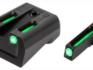 TRUGLO SIGHT SET KIMBER PISTOL - TRITIUM/FIBER OPTIC GREEN