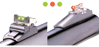 TRUGLO SIGHT SET FOR MOSSBERG - SLUG BARRELS RED/GREEN