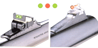 TRUGLO SIGHT SET REMINGTON - SLUG BARRELS RED/GREEN
