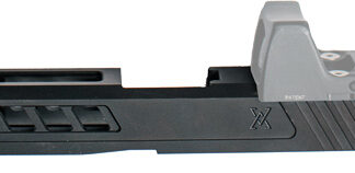 TRUE PRECISION FOR GLOCK 19 - SLIDE W/RMS CUT&PLATE BLK DLC