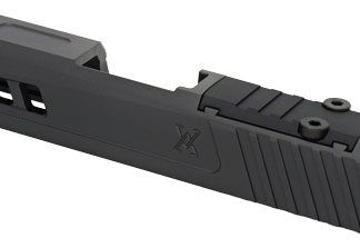 TRUE PRECISION SIG P365 SLIDE - W/RMS CUT & PLATE BLK DLC
