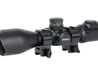 UTG 3-12X44 SWAT CMPCT MDOT W/RINGS