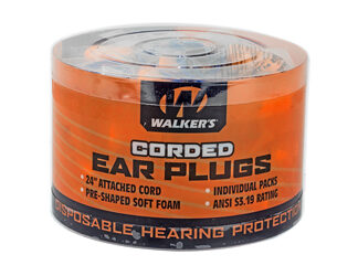 WALKER'S FOAM EAR CRDED PLUGS 50PK
