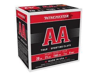 WIN AA HVY TRGT 20GA 2.75" #8 25/250