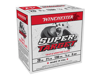 WIN SUPERTRGT 20GA 2.75" #8 25/250