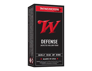 WIN USA 38SPL+P 125GR JHP 50/500