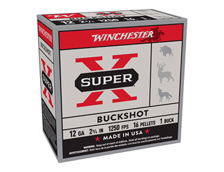 WIN SUPERX 12GA 2.75 BUCKSHOT 25/250