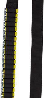 BULLDOG SHOTGUN AMMO BANDOLIER - HOLDS 20 SHELLS 2" WEBBING BLK