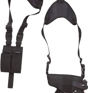 BULLDOG DELUXE HZTL-SHOULDER - HOLSTER RH/LH 4-4.5" BBL'S BL
