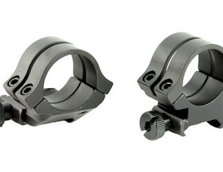 WEAVER QUAD LOCK RNGS 1" HI EXT MBLK