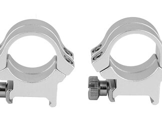 WEAVER QUAD LOCK RNGS 1" HI SLVR
