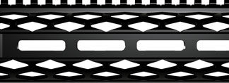 YHM BLACK DIAMOND M-LOK - FOREARM AR-15 MID-LENGTH