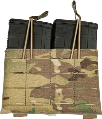 GREY GHOST GEAR DOUBLE 7.62 - MAG POUCH LAMINATE MULTICAM - Image 2