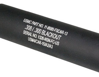 GUNTEC AR10 SLIP OVER FAKE - SUPPRESSOR BLACK