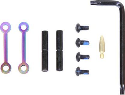 GUNTEC AR15 ANTI-ROTATION - TRIGGER/HAMMER PIN SET RAINBOW