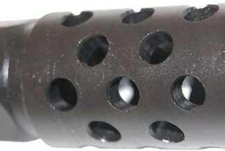 GUNTEC MULTI PORT COMPENSATOR - AR308 BLACK