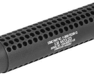 GUNTEC AR15 FAKE SUPPRESSOR - SOCOM STYLE 1/2X28 TPI BLACK
