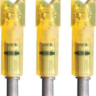 LUMENOK LIGHTED NOCK XBOW HD - ORANGE CRESCENT EASTON 3PK