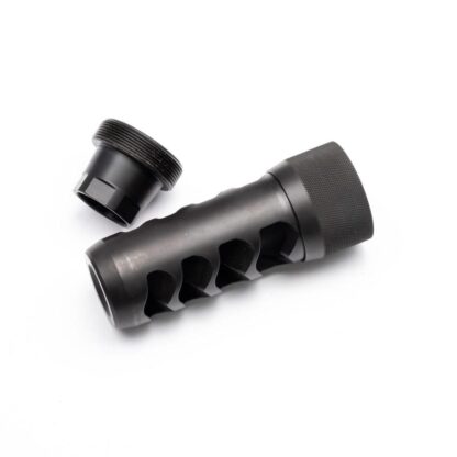 Area 419 Sidewinder Magnum Self Timing Muzzle Brake 30 cal 3/4-24 Thread Black Nitride