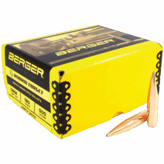 Berger Match Grade Target Bullets 7mm .284" 180 gr HYBRID TARGET 500/ct
