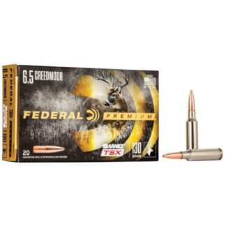 Federal Classic Hunter Barnes TSX Rifle Ammunition 6.5 Creedmoor 130 gr TSX 2825 fps 20/ct