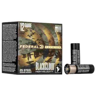 Federal Black Cloud FS Steel High Velocity Shotshells 12ga. 3" 1-1/8oz #2 1635 fps 25/ct