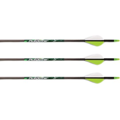 Carbon Express PileDriver Crossbow Bolts 20" - 3pk Lighted Nock