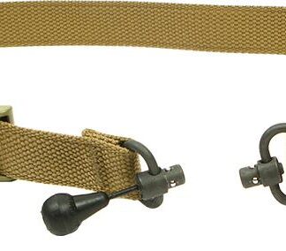 VICKERS 2-TO-1 SLING RED SWIVEL VERSION  NYLON ADJUSTER & HDW COYOTE BR