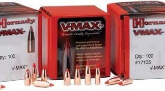 Hornady V-MAX Bullets .22 cal .224" 50 gr V-MAX 250/ct